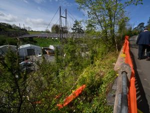 Supporting image for story: Bridgnorth mayor backs calls to repair missing barriers over sheer drop after car fell 50ft
