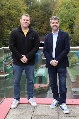 Paul Crofts, Dudley Canal & Tunnel Trust and Ant Burns, Paycare