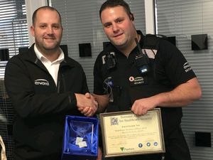 Supporting image for story: Telford security officer leads by example