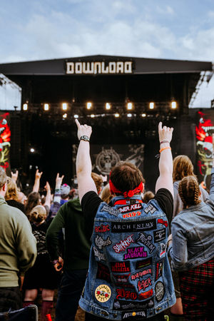 Fans at Download Festival 2019. Photo credit: Sarah Koury