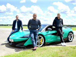 Supporting image for story: Top Gear shows off socially distanced audience while filming for new series