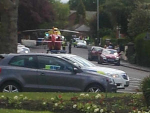 Supporting image for story: Two airlifted after car smashes into parked vehicle in Wolverhampton