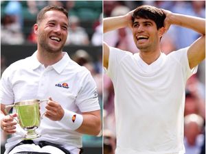 Supporting image for story: Wimbledon day 14: King Carlos reigns again and Hewett completes Grand Slam