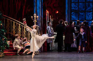 Clara gazing upon her beloved nutcracker doll