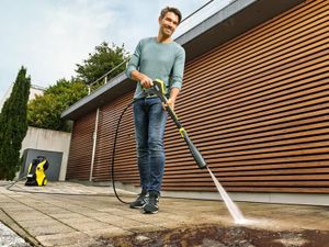 Clearing grime off paving slabs can be a therapeutic spring chore - if you've got a decent pressure washer