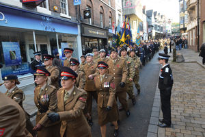 The Shrewsbury Remembrance Sunday parade