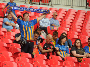 Supporting image for story: Shrewsbury Town 1 Rotherham 2 AET: Find your face at Wembley