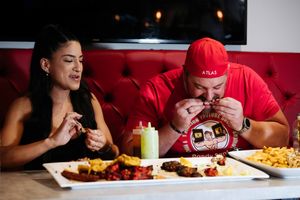 They completed the challenge within half an hour.