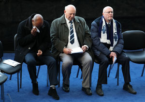 An emotional Brendon, left