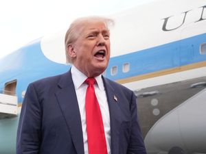 Supporting image for story: It’s great to be here, I love standing on the soil of Scotland, Trump says