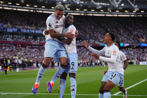 During the Premier League match at the London Stadium
