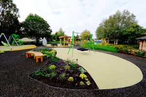 The new accessible and multi-sensory garden for children and families.
