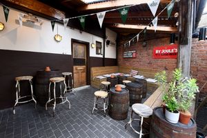 Outside, there is a small. but perfectly formed beer courtyard with outdoor seating.