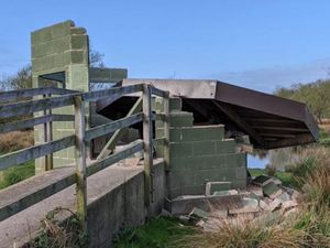 Supporting image for story: Bird hide destroyed at Staffordshire Wildlife Trust