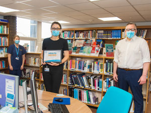 Supporting image for story: Shropshire hospital librarian is named first 'health hero' of year