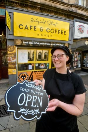 Philippa Cooper is part of a friendly team at the cafe
