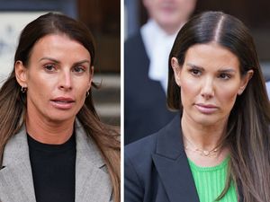 Coleen Rooney (left) and Rebekah Vardy during the 'Wagatha Christie' libel trial in 2022 (Yui Mok/PA)