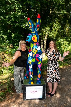 Vicky Hulse and Laura Young from headline sponsor Linden Homes