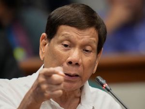 Supporting image for story: Duterte appears by video link before ICC judges in The Hague