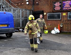 A crew re-visited the scene of a fire at District 21 in Sedgley this morning (Friday)