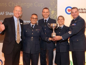Supporting image for story: RAF base picked up charity award