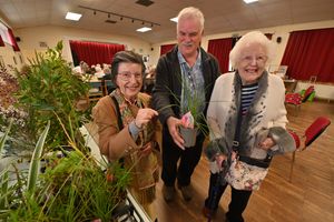 Members Peter Godwin, Brenda Bailey and Irene Bentley