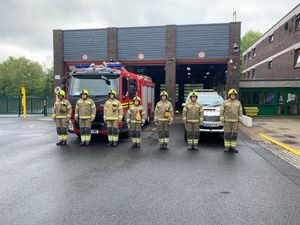 Supporting image for story: Firefighters fall silent to remember lives lost in line of duty