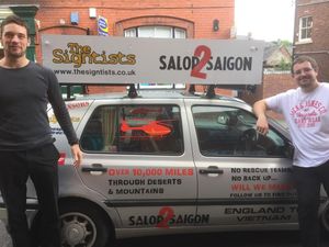 Supporting image for story: Friends to attempt Shropshire to Vietnam drive in old car 