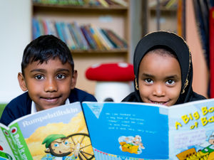 Supporting image for story: Primary school welcomes families for special shared-reading event