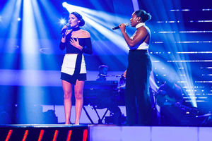 Supporting image for story: The Voice: Birmingham's Ebony and singing partner Zoe don't make it through
