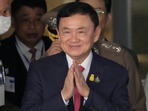 Supporting image for story: Former Thai PM Thaksin Shinawatra charged with defaming country’s monarchy