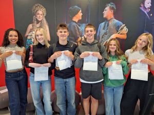 BOA students celebrating their GCSE results in 2025