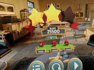 Supporting image for story: New Angry Birds game will allow users to play the game in mixed reality