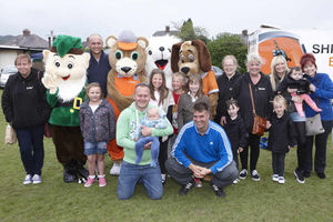 The Shropshire Events' mascots made a lot of new friends at the carnival.. 