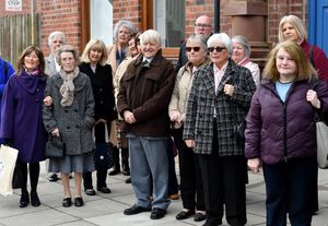 Well-wishers and previous users of the library were there to see it at the museum