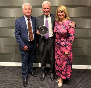 Lord Newborough with the Award