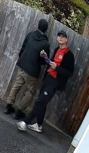 Do you recognise these men? Photo: West Mercia Police