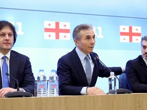 Supporting image for story: Georgia suspends talks on joining the EU for four years