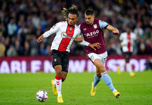 Southampton's Sekou Mara (left) and Aston Villa's Leander Dendoncker