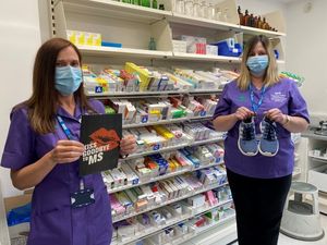 Supporting image for story: Tracey striding out for colleague Nicky in boost for MS charity 