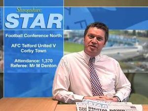 Supporting image for story: Chris Hudson's video review of AFC Telford V Corby Town