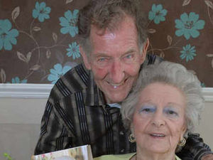 Supporting image for story: Platinum couple inseparable after 70 years