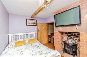 The inside of one of the three bedrooms