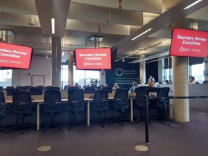 The boundary review committee on Wednesday, July 30, 2025. Picture: LDRS