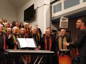 Supporting image for story: Choir's award nomination for positivity during Covid pandemic