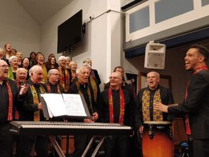 Supporting image for story: Choir's award nomination for positivity during Covid pandemic