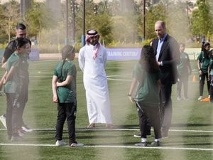 Supporting image for story: William challenged over Andrew during Saudi Arabia visit