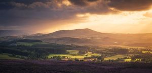 Dramatic clouds forming over the Shropshire Hills. Photo: Callum White, @cwhitephotos