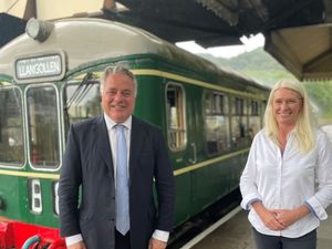 Supporting image for story: Heritage train welcomes a special passenger