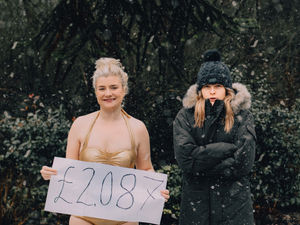 Supporting image for story: Bridgnorth sisters raise thousands with winter wild swims